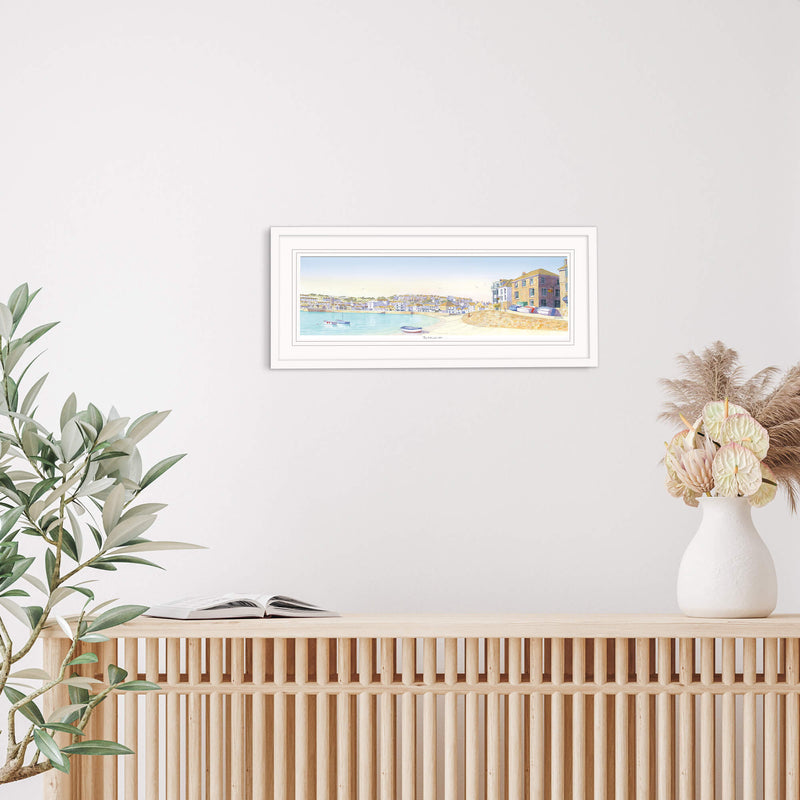 Framed Print-JW213F - JW213F - The Wharf St Ives Framed-Whistlefish