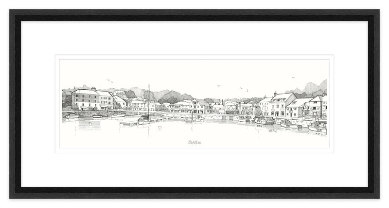 Framed Print-JW216F - Padstow 3 Framed-Whistlefish