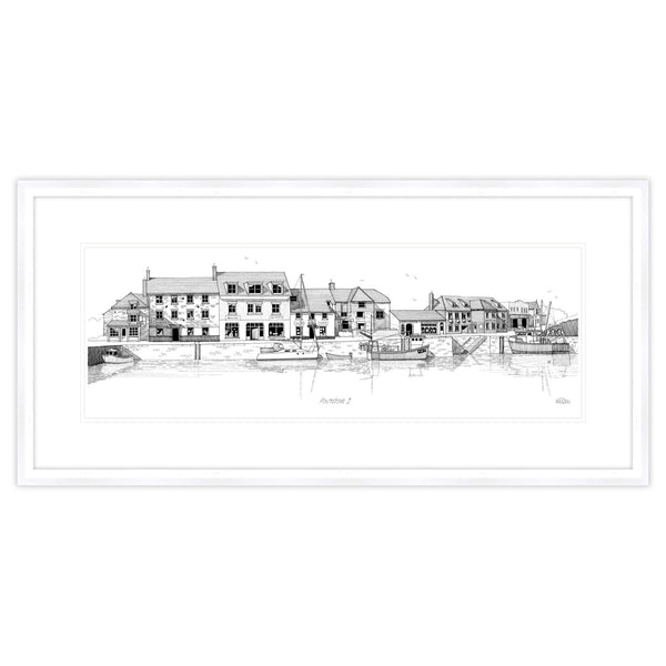 Framed Print-JW253F - Padstow 1 Framed Print-Whistlefish