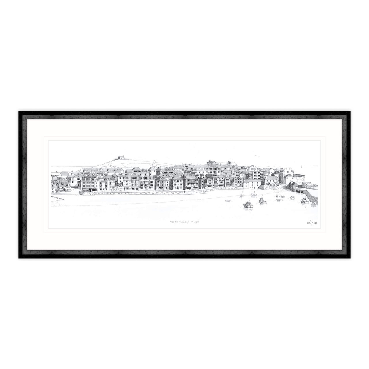 Framed Print-JW261F - From the Malakoff Framed Print-Whistlefish