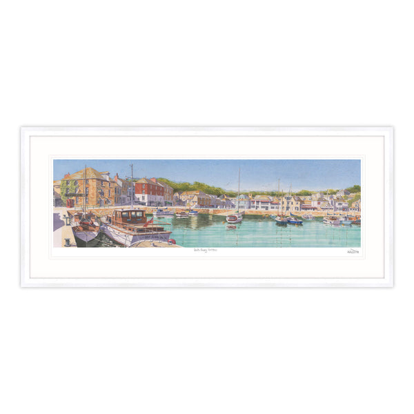 Framed Print-JW262F - South Quay, Padstow Framed Print-Whistlefish