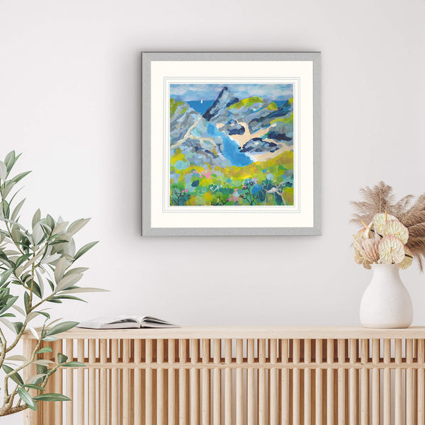 Framed Print-LMI01F - View to the Sea Framed Print-Whistlefish
