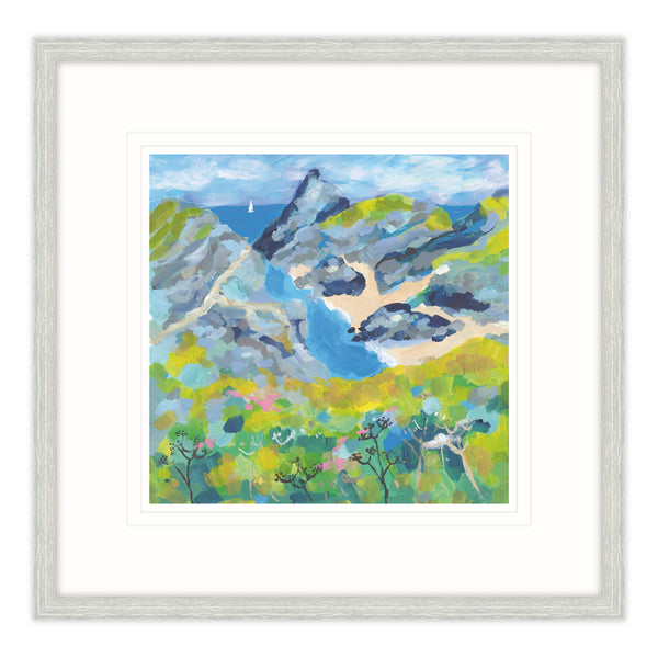 Framed Print-LMI01F - View to the Sea Framed Print-Whistlefish