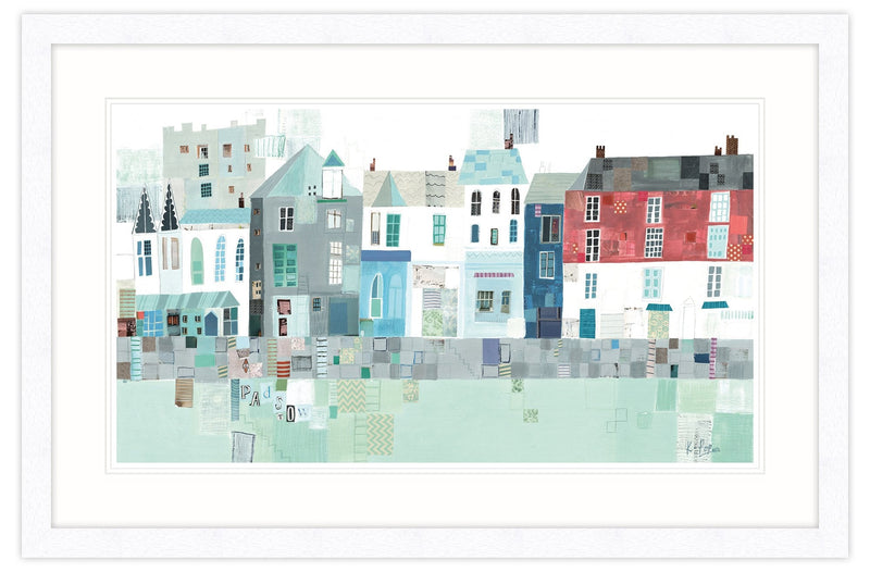 Framed Print-LP107F - Padstow Harbour Front Framed-Whistlefish