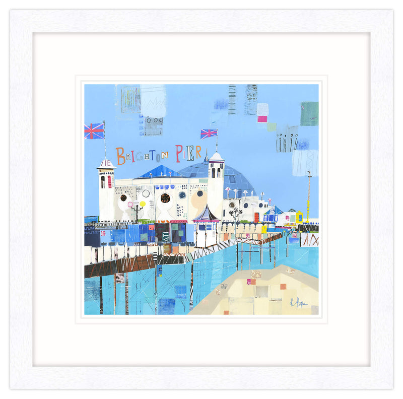 Framed Print-LP164F - Brighton Pier Framed Print-Whistlefish