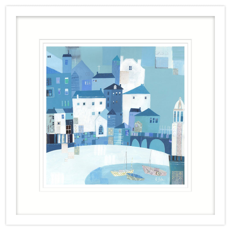 Framed Print-LP63F - St Ives Bridge Framed-Whistlefish