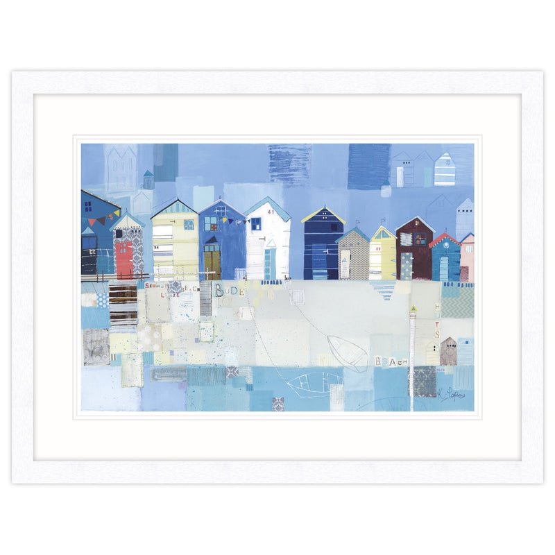 Framed Print-LP66F - Summerleaze Beach Framed-Whistlefish