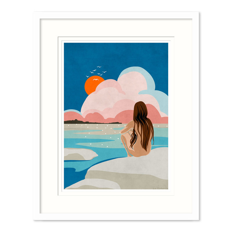 Framed Print-LUC14F - Ocean Child Medium-Whistlefish