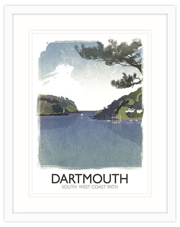 Framed Print-RS08F - Dartmouth Coast Framed Print-Whistlefish