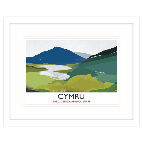 Framed Print-RS26F - Cymru Framed Travel Print-Whistlefish