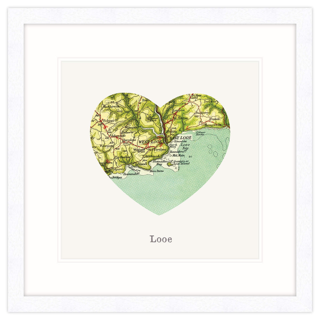Framed Print-RS42F - I Love Looe Framed Print-Whistlefish