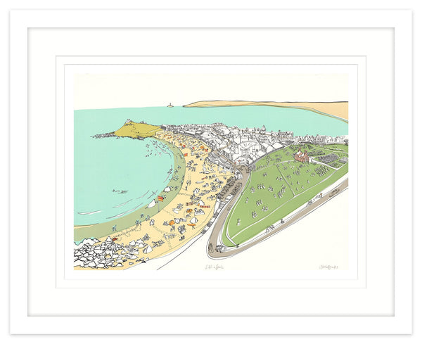 Framed Print-SB20F - Life's a Beach Framed-Whistlefish