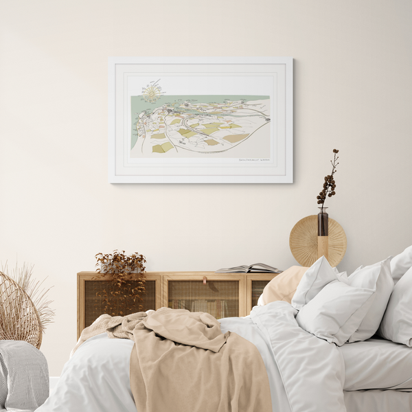 Framed Print - SB37F - Padstow, I Love It Framed Print - Padstow, I Love it Framed Art Print - Whistlefish