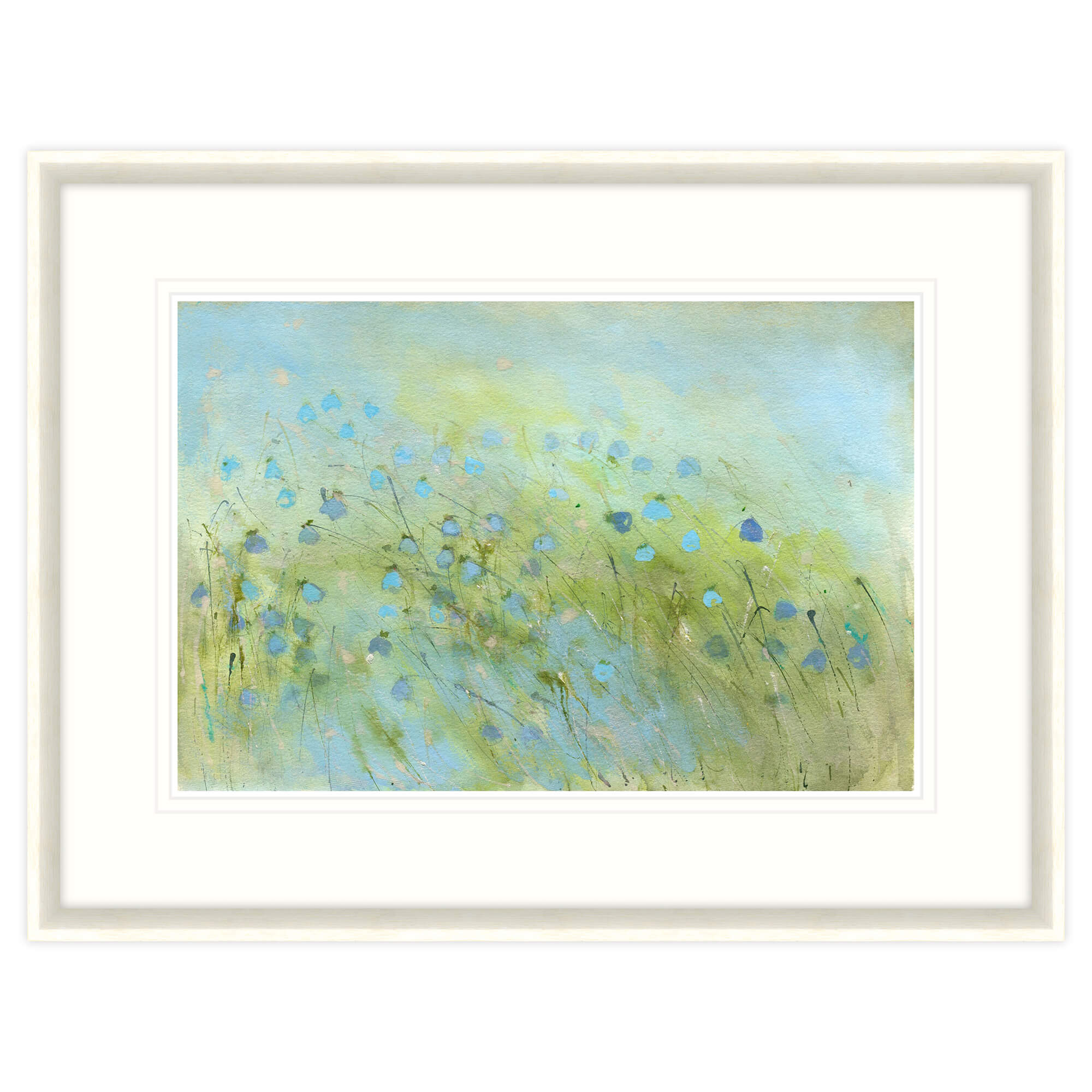 Framed Print-SF106F - Cornflowers Framed Print-Whistlefish