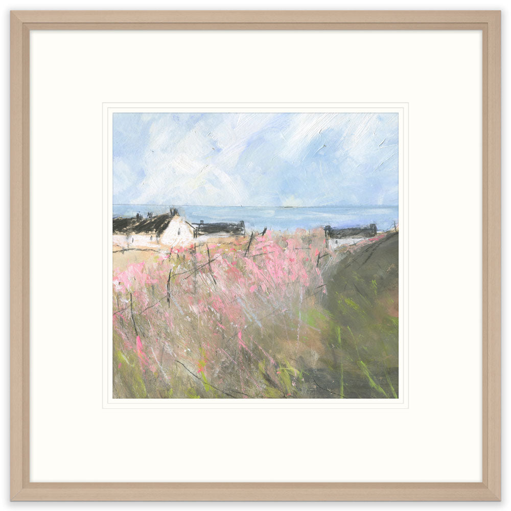 Framed Print-SF116F - Coastal Cottages-Whistlefish