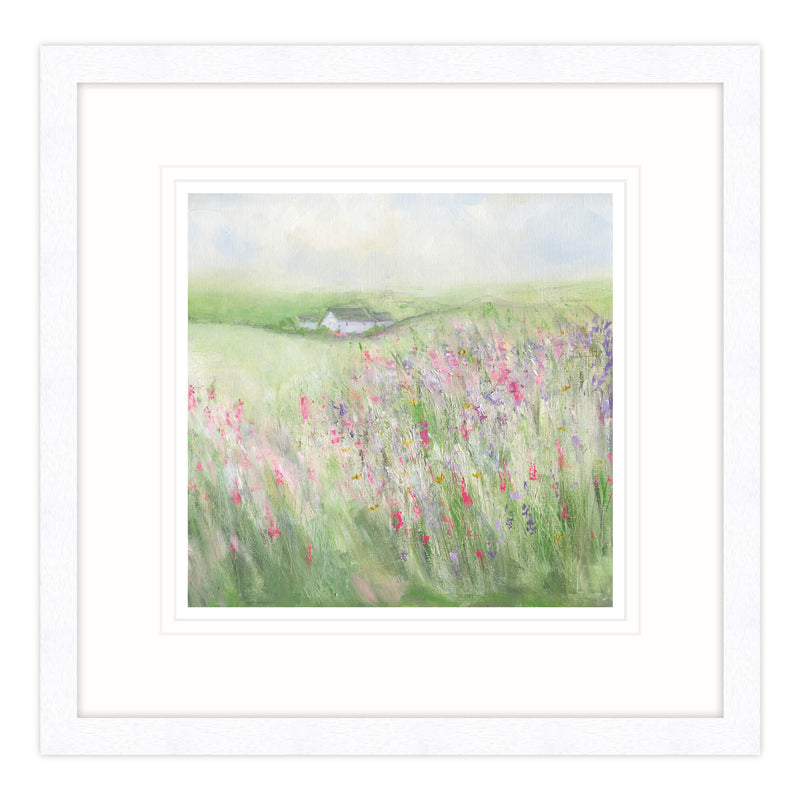 Framed Print-SF118F - Floral Meadow Framed Print-Whistlefish
