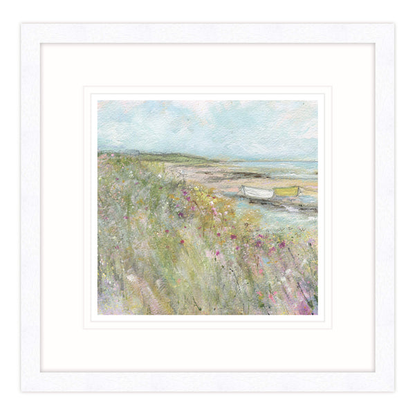 Framed Print-SF123F - Pinks by the Estuary Framed Print-Whistlefish