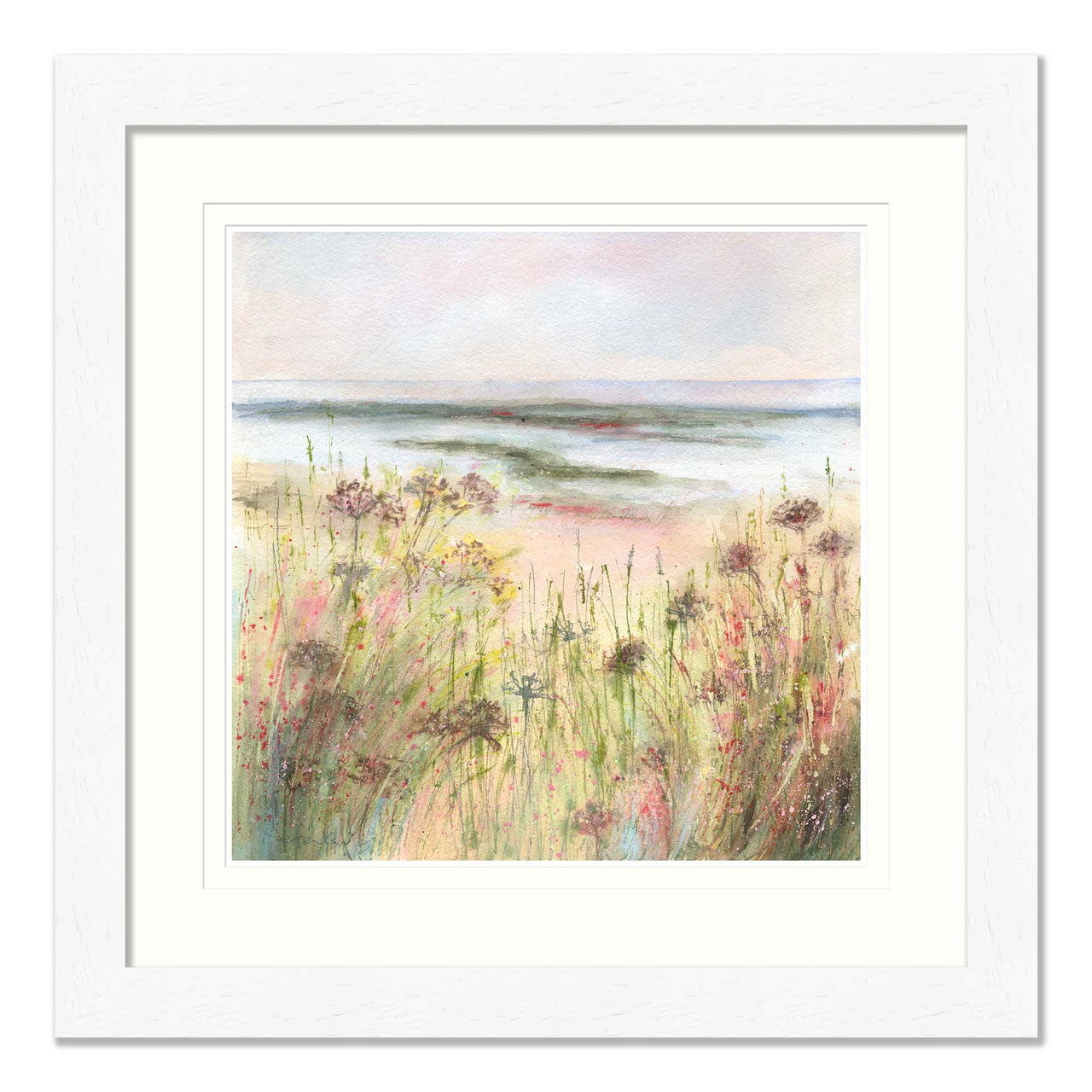 Framed Print - SF90F - Coastal Pathway Framed Print - Coastal Pathway - Whistlefish
