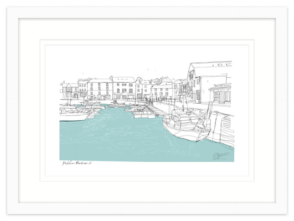 Framed Print-SH02F - Padstow Harbour 2 Framed-Whistlefish