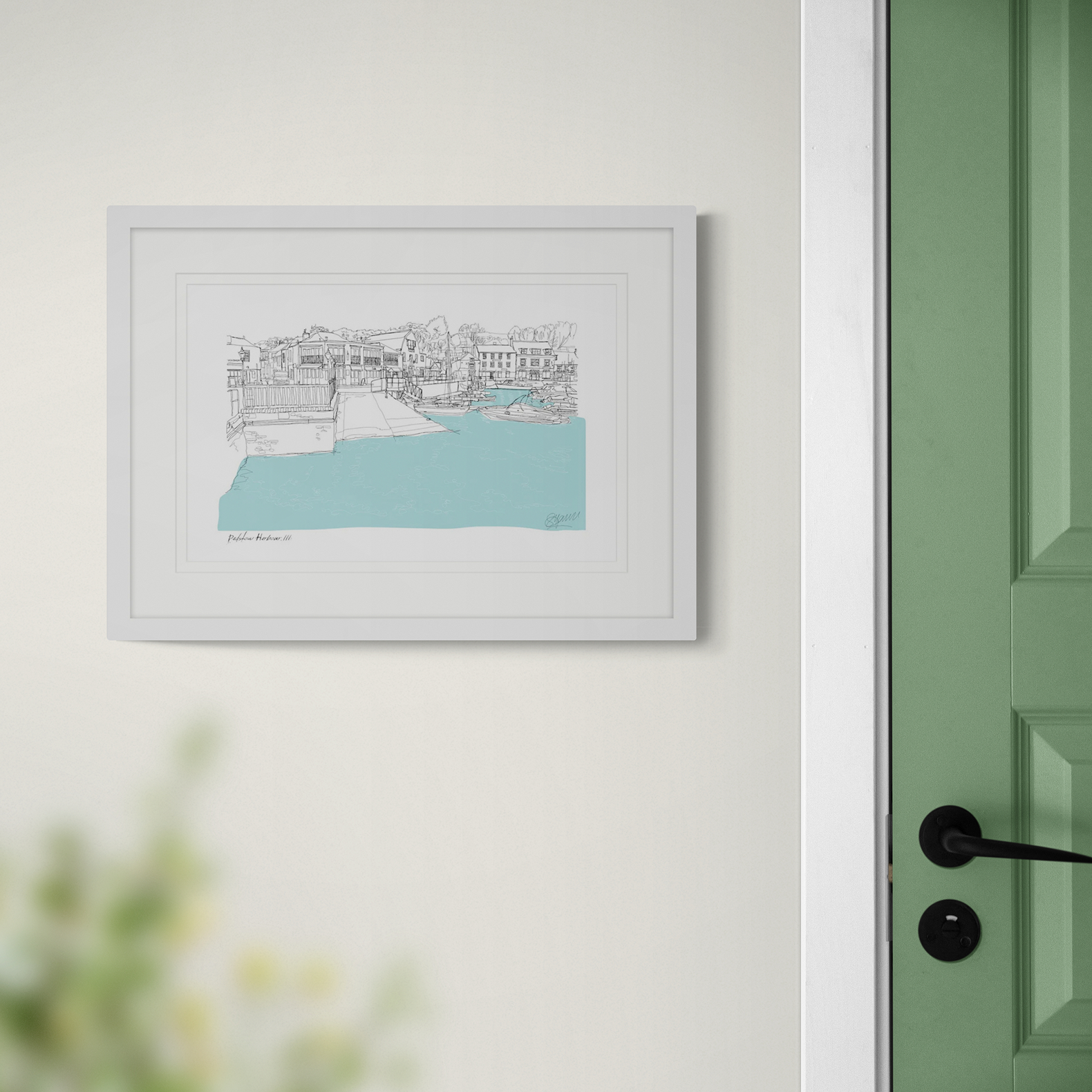 Framed Print - SH03F - Padstow Boatyard Framed Print - Padstow Harbour 3 Framed - Whistlefish