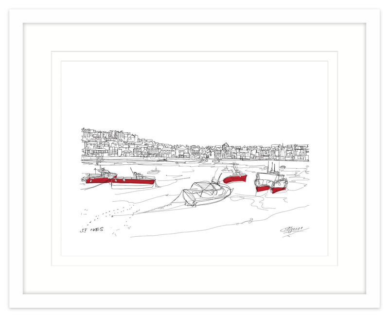 Framed Print-SH07F - St Ives Framed-Whistlefish