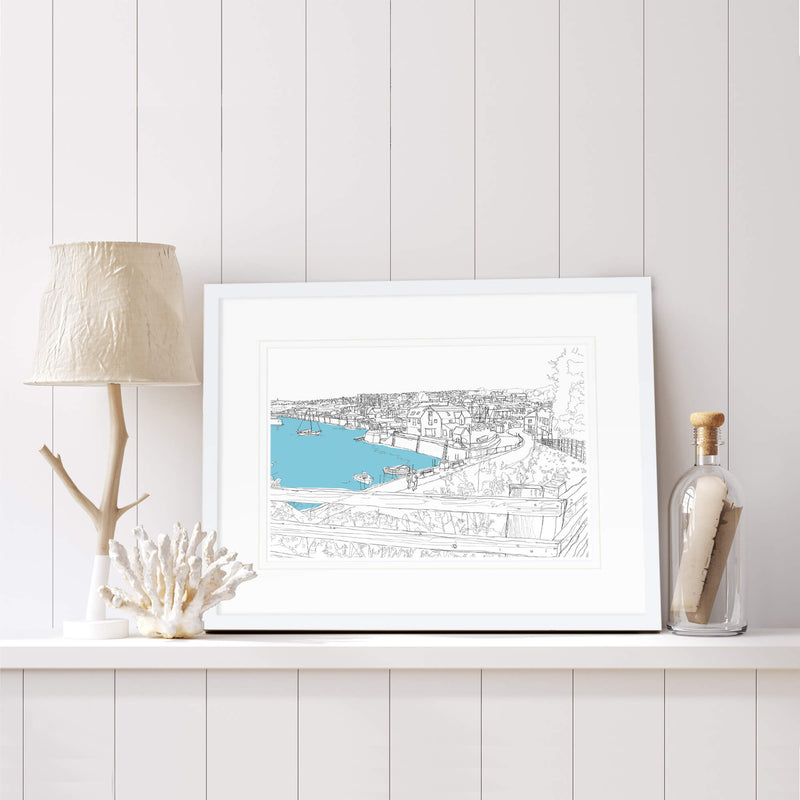 Framed Print-SH10F - Padstow Large-Whistlefish