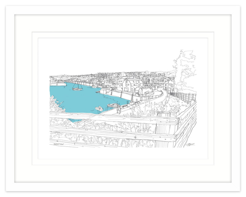 Framed Print-SH10F - Padstow Large-Whistlefish