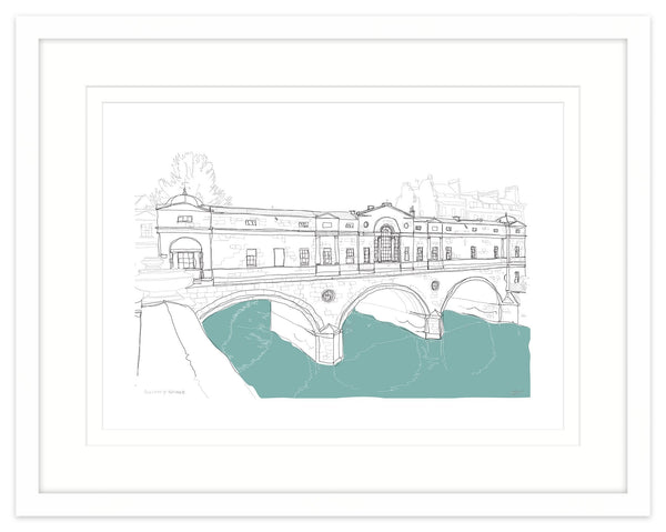 Framed Print-SH18F - Pulteney Bridge Framed Print-Whistlefish