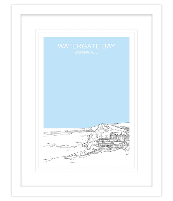 Framed Print-SH53F - Watergate Blue Framed Print-Whistlefish
