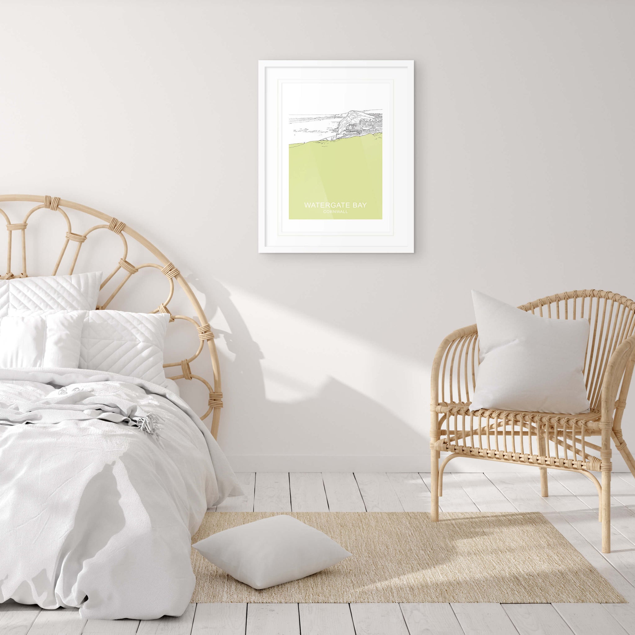 Framed Print-SH54F - Watergate Yellow Framed Print-Whistlefish
