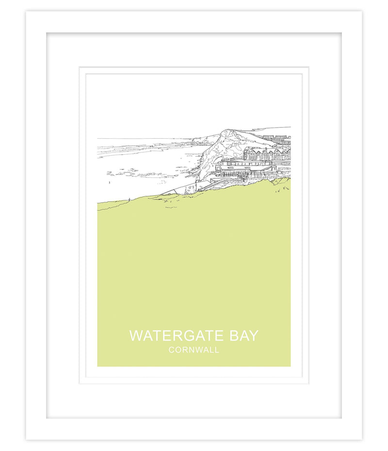 Watergate Yellow Framed Print