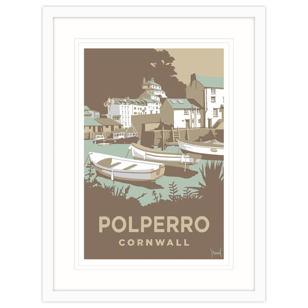 Framed Print-SR23F - Polperro Framed Print-Whistlefish