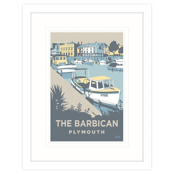 Framed Print-SR67F - The Barbican, Plymouth Framed Print-Whistlefish