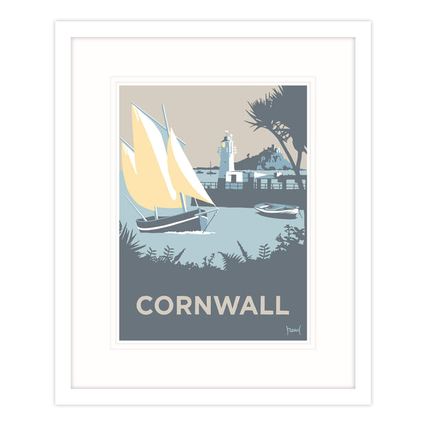 Framed Print-SR70F - Cornwall Small Framed Print-Whistlefish