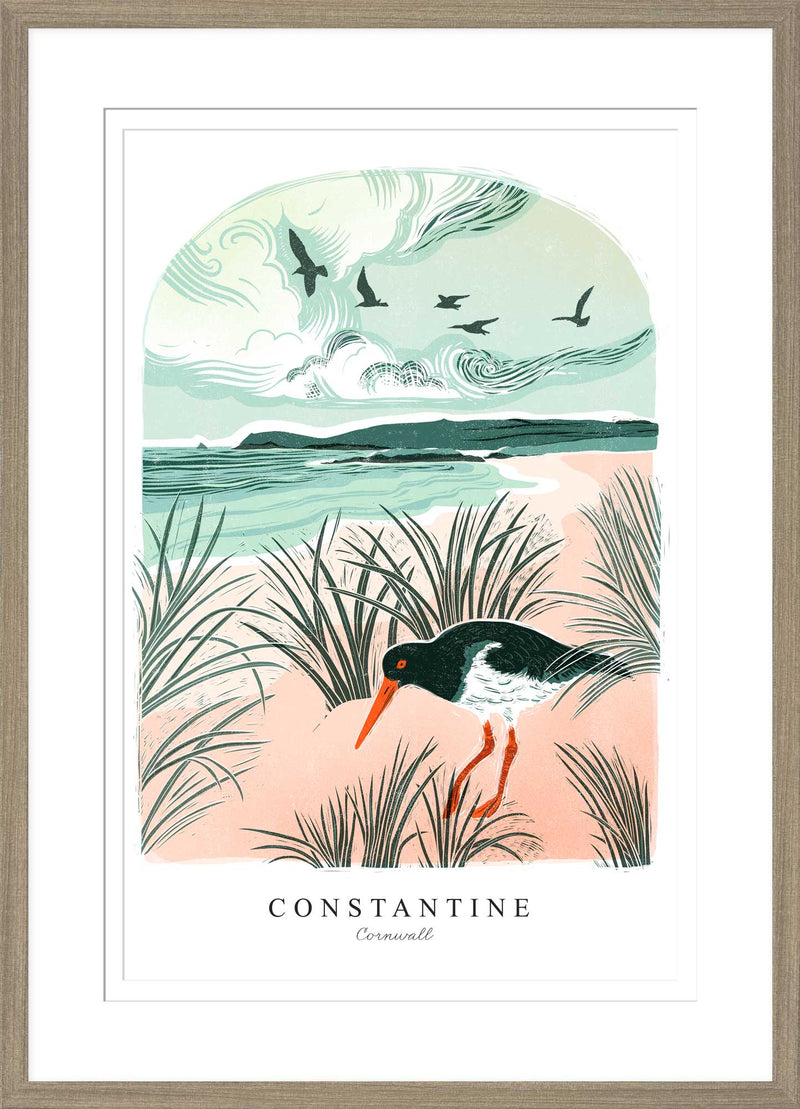 Framed Print - WF1015F - Constantine Arched Lino Small Framed Pr. - Constantine Arched Lino Small Framed Pr. - Whistlefish