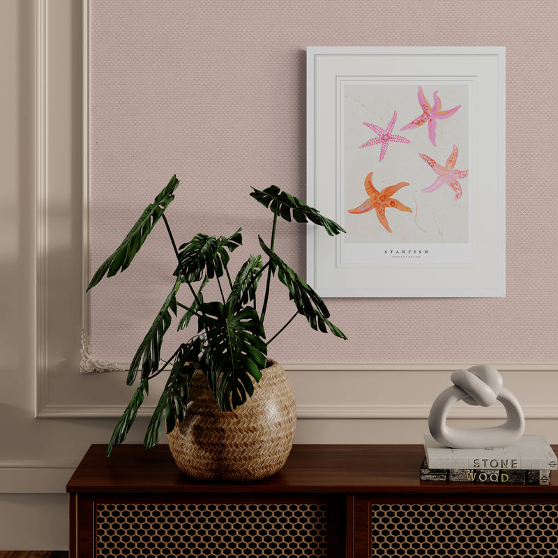 Framed Print - WF1021F - Seagrass Starfish Large Framed Print - Seagrass Starfish Large - Whistlefish