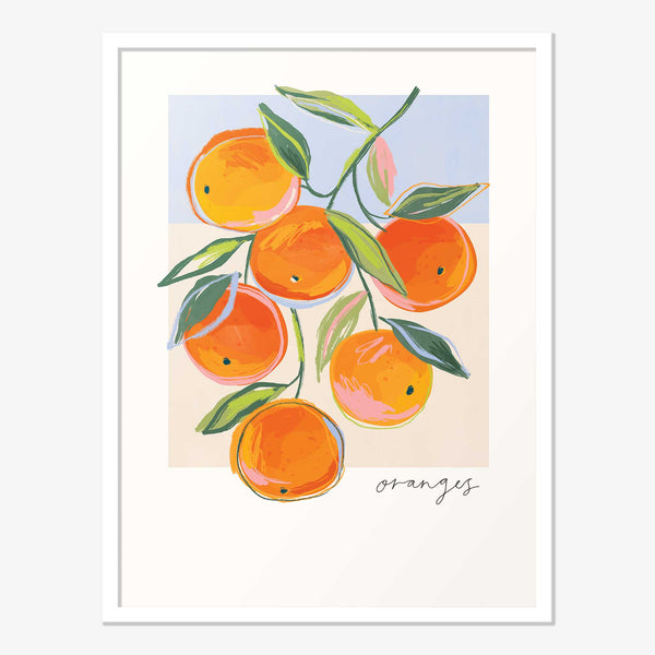 Framed Print-WF1085F - Oranges Framed Print-Whistlefish