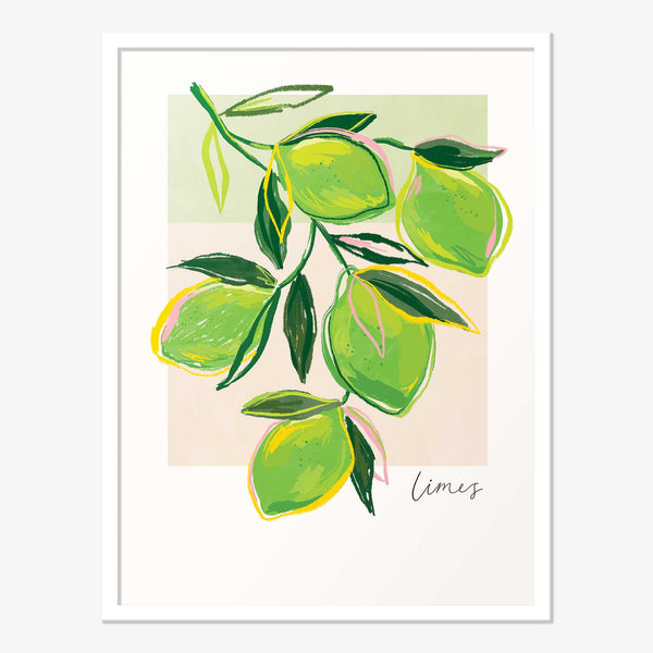 Framed Print-WF1087F - Limes Framed Print-Whistlefish