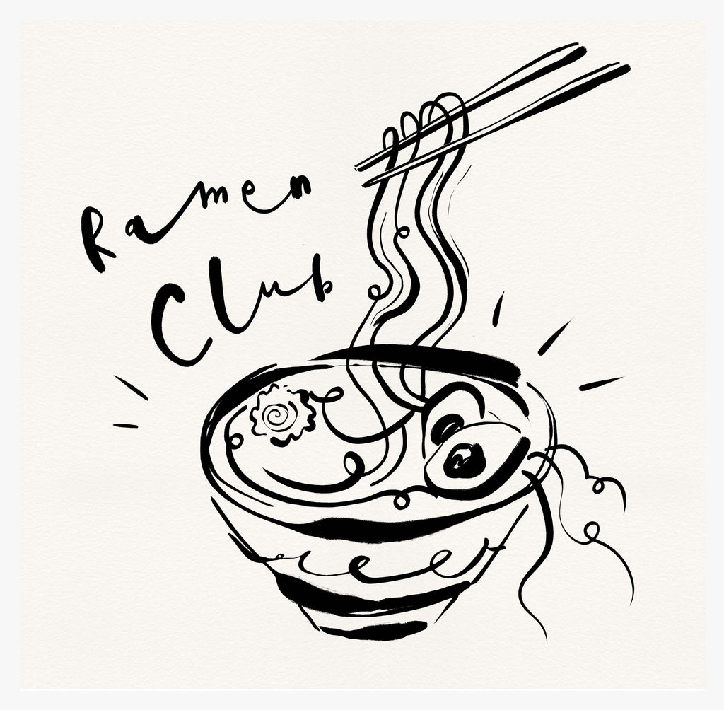 Framed Print-WF1101F - Ramen Club Framed Print-Whistlefish