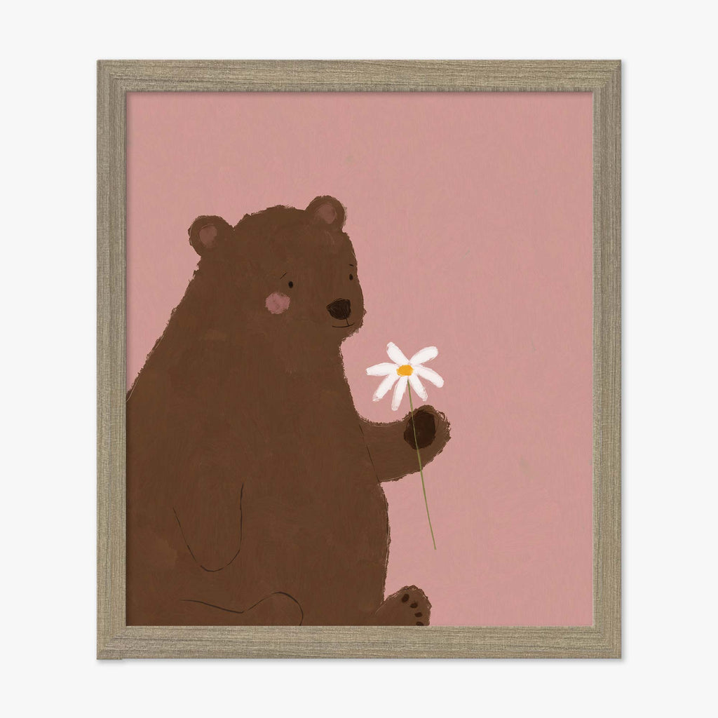 Framed Print-WF1117F - Bear Small Framed Print-Whistlefish