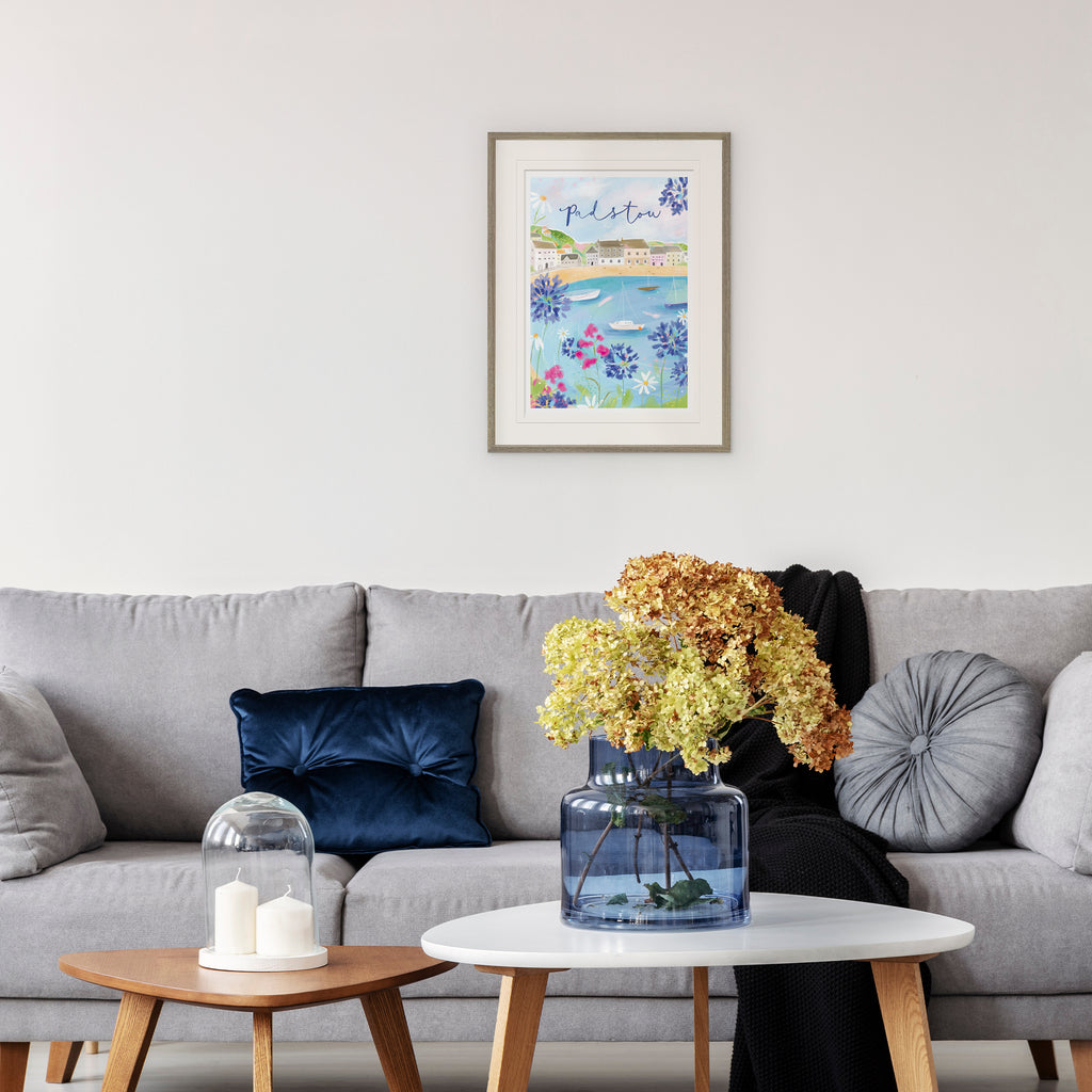 Framed Print-WF1131F - Padstow Large Framed Print-Whistlefish