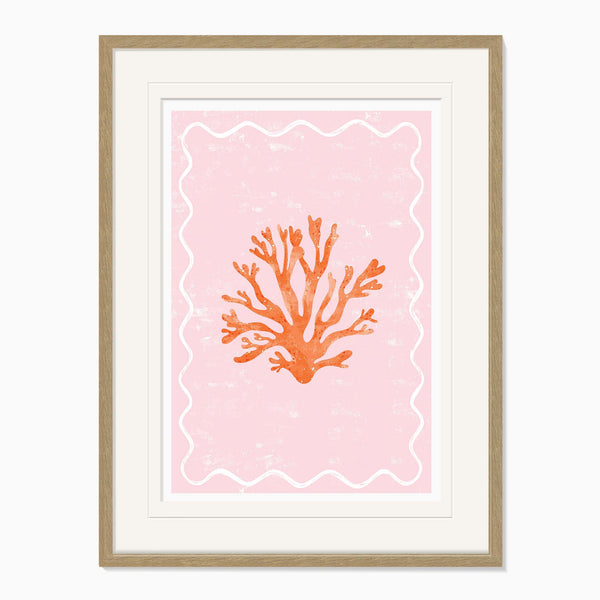 Framed Print-WF1141F - Beach House Seaweed Framed Print-Whistlefish