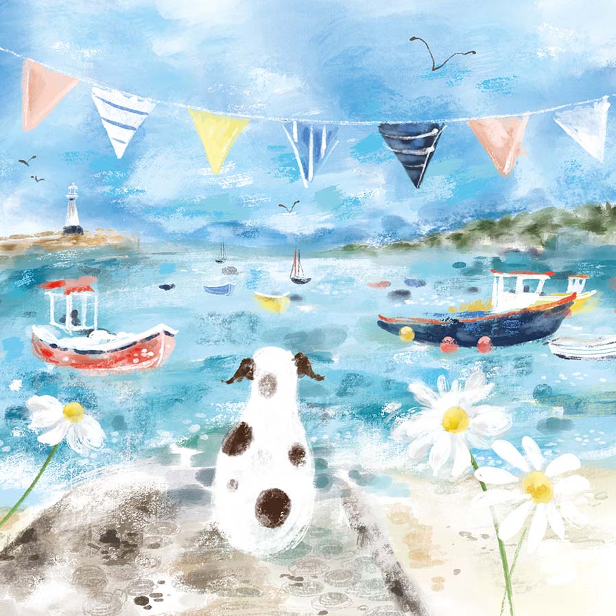 Framed Print-WF1160F - Patch at the Harbour Framed Print-Whistlefish
