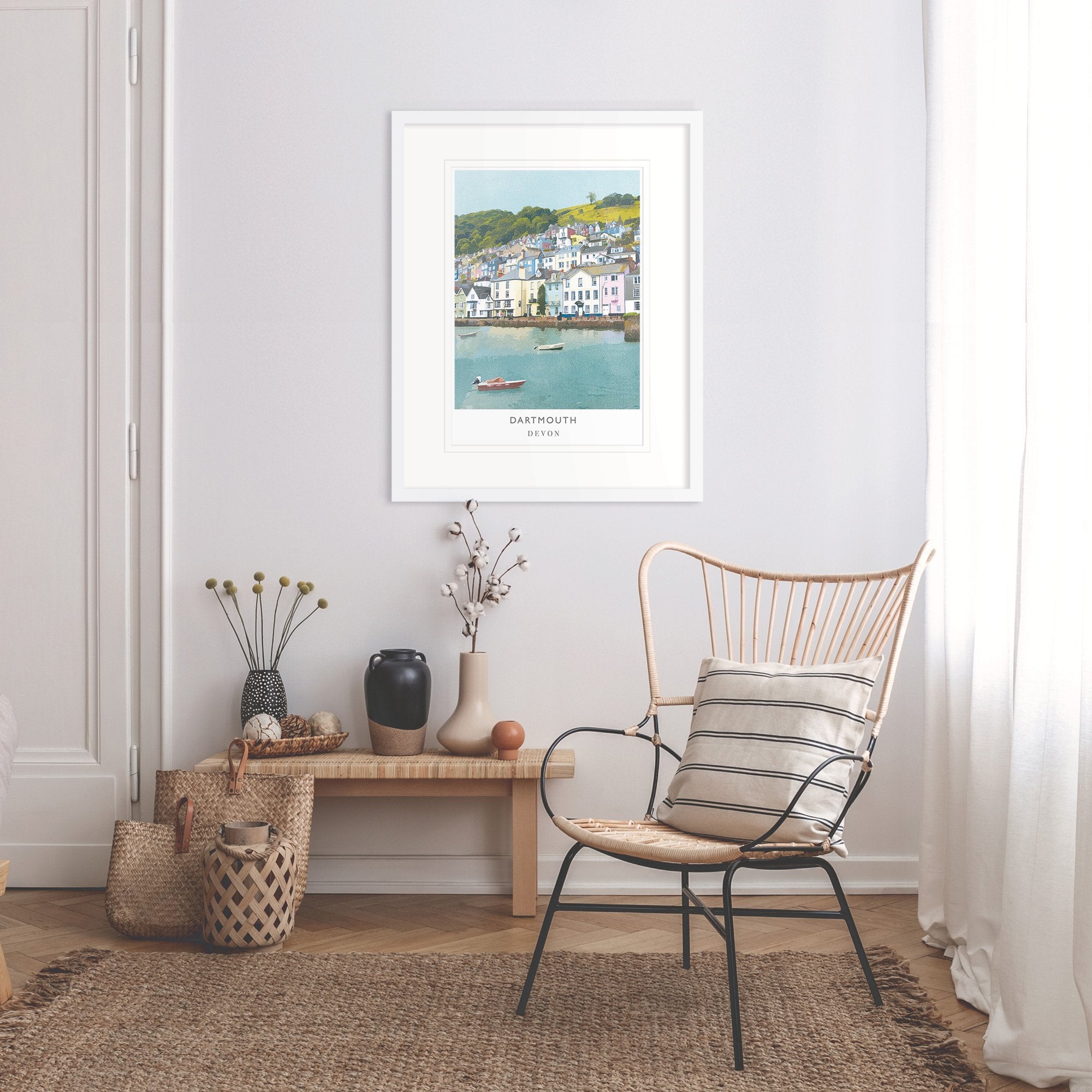 Framed Print-WF116F - Dartmouth Framed Print-Whistlefish
