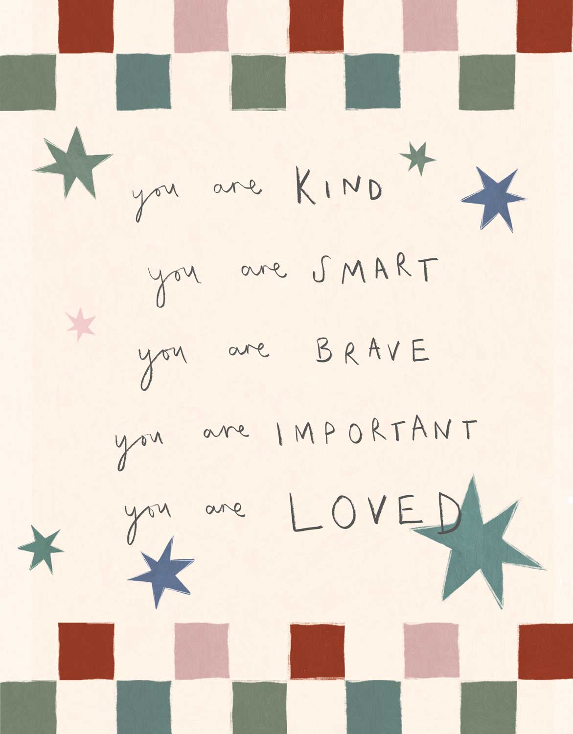 Framed Print-WF1177F - Words to Grow By Medium Framed Print-Whistlefish