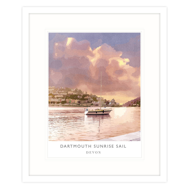 Framed Print-WF117F - Dartmouth Sunrise Framed Print-Whistlefish