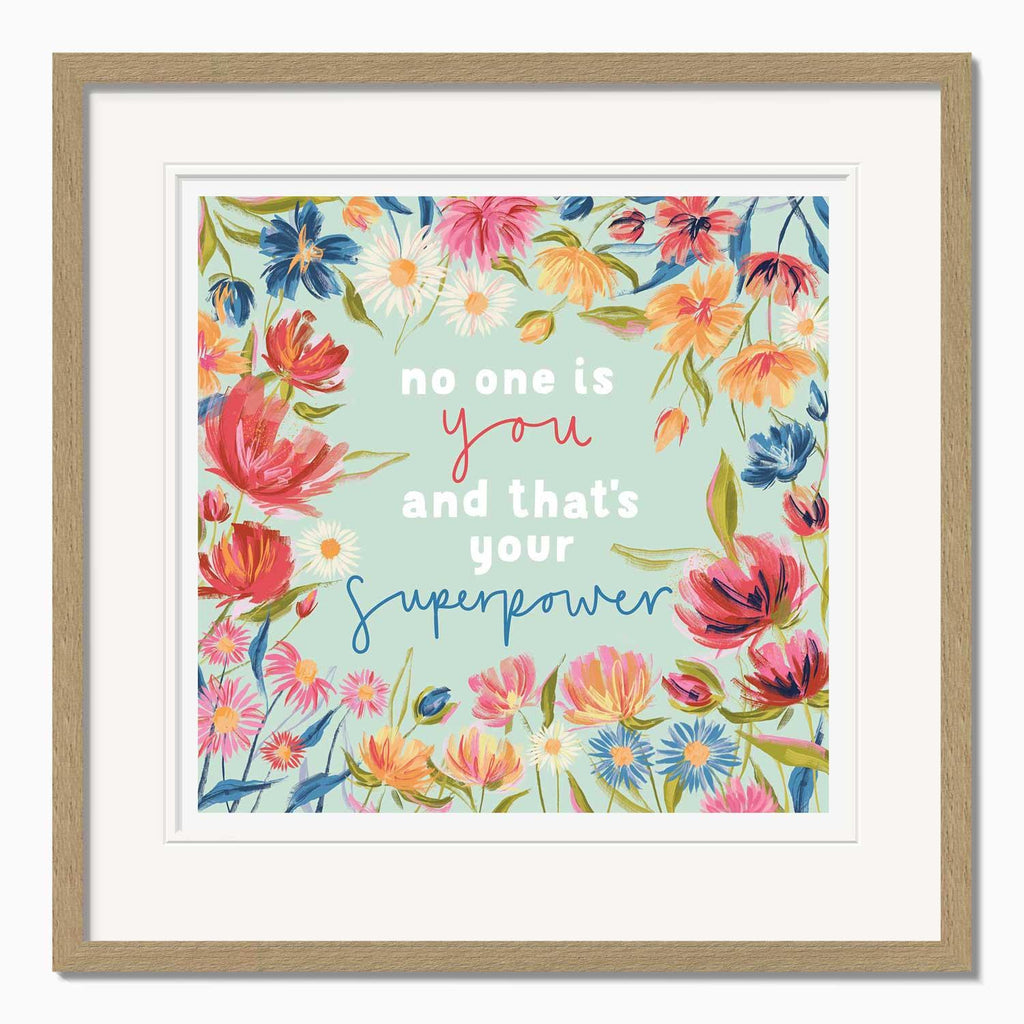 Framed Print-WF1192F - Bloom Bravely Framed Print-Whistlefish