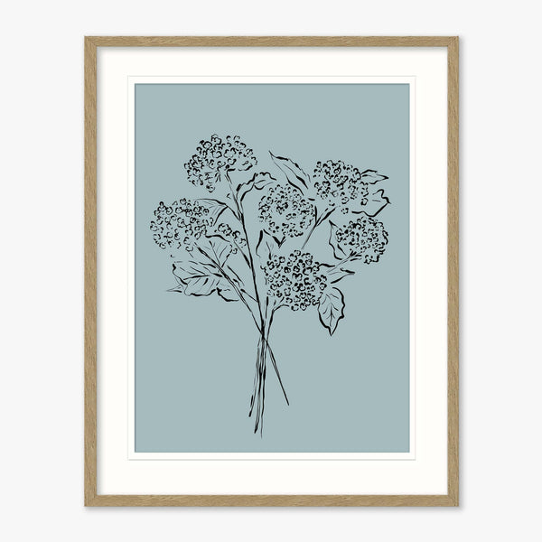 Framed Print-WF1209F - Blue Meadow Framed Print-Whistlefish