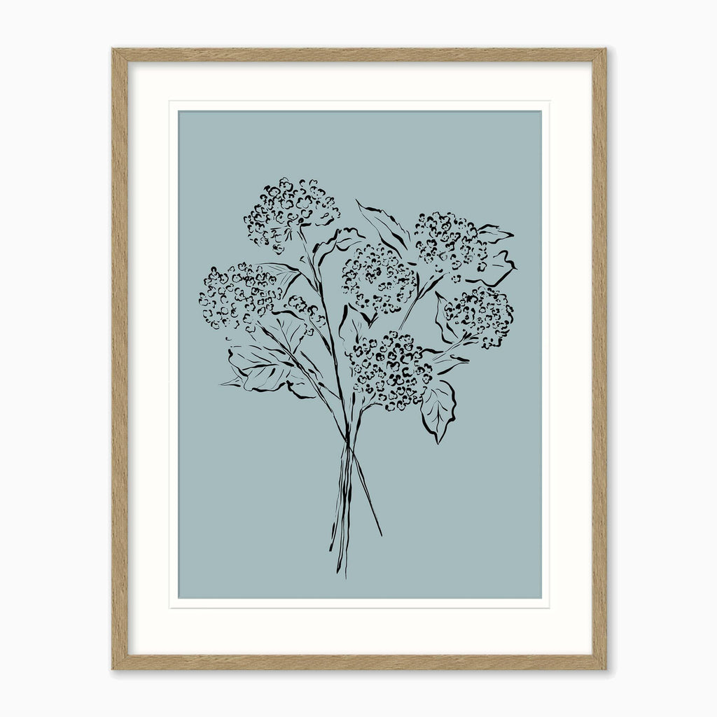 Framed Print-WF1209F - Blue Meadow Framed Print-Whistlefish