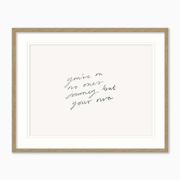 Framed Print-WF1215F - Your Own Journey Framed Print-Whistlefish